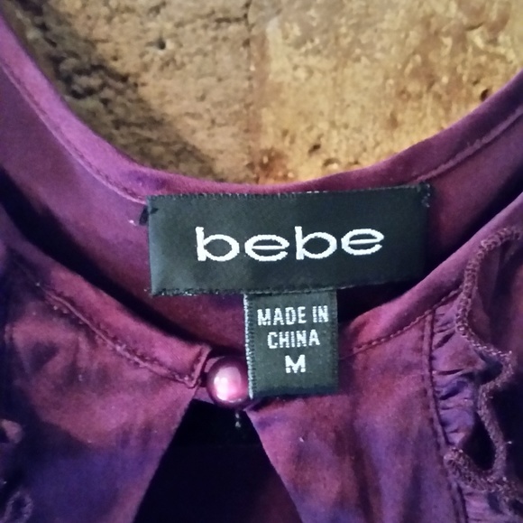 BEBE silk blouse. - Picture 3 of 3